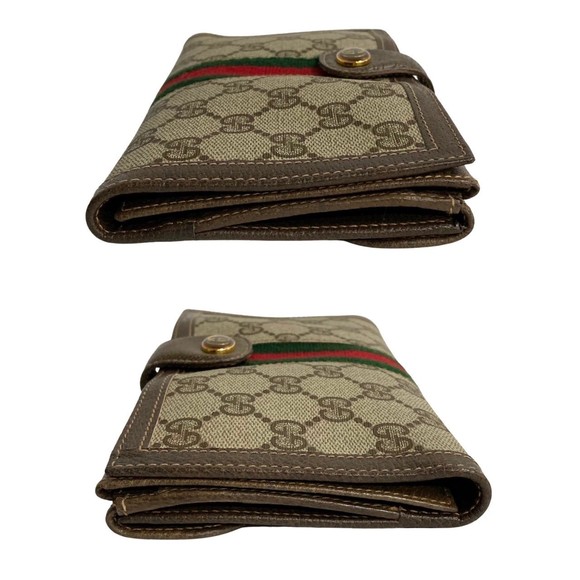 Gucci Sherry Line GG Long Wallet Brown - Picture 4 of 11